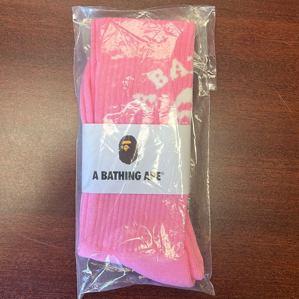 Bape Pink Women's Socks